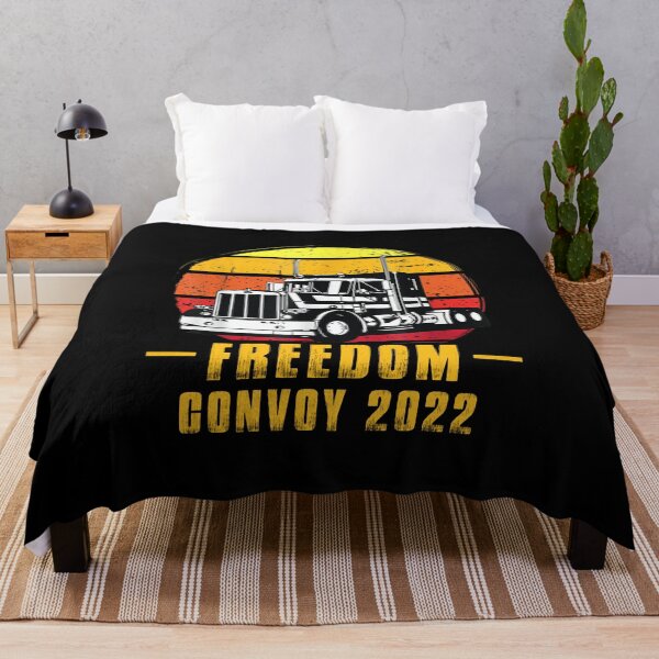 Item preview, Freedom Convoy 2022 In Support of Truckers Mandate Freedom designed and sold by peachlovey.