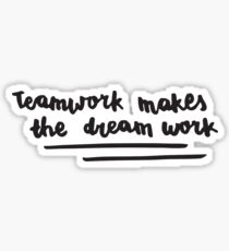 bts - teamwork makes the dream work Sticker