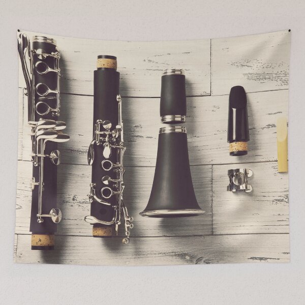 Item preview, CLARINET WALLPAPER designed and sold by chanchan79.
