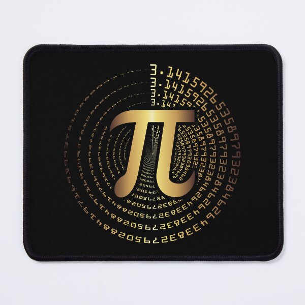 Item preview, Pi Day 2023 Celebration Gold Spiral Pi Symbol 3.14 designed and sold by designandclouds.