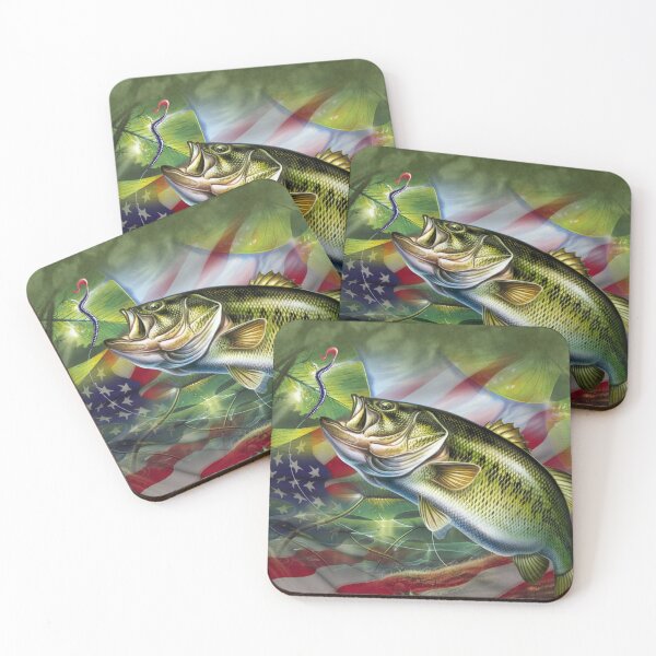 Item preview, cool fishing usa flag designed and sold by chanchan79.