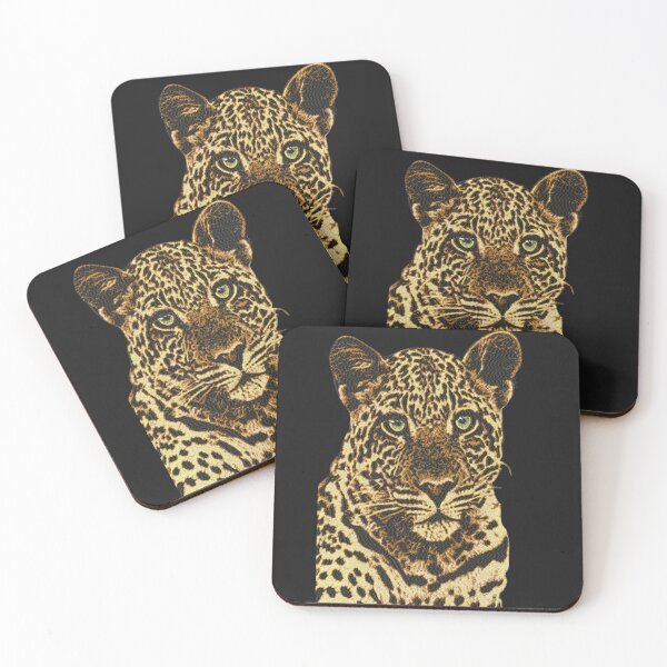 Item preview, Machine embroidery, Embroidered Leopard, Stitch crafting, unique embroidered art designed and sold by RudolphBarnard.
