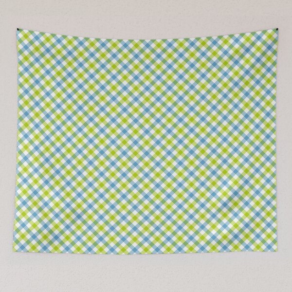Item preview, Check plaid pattern in blue color. Tartan retro design. designed and sold by SolarDesign.