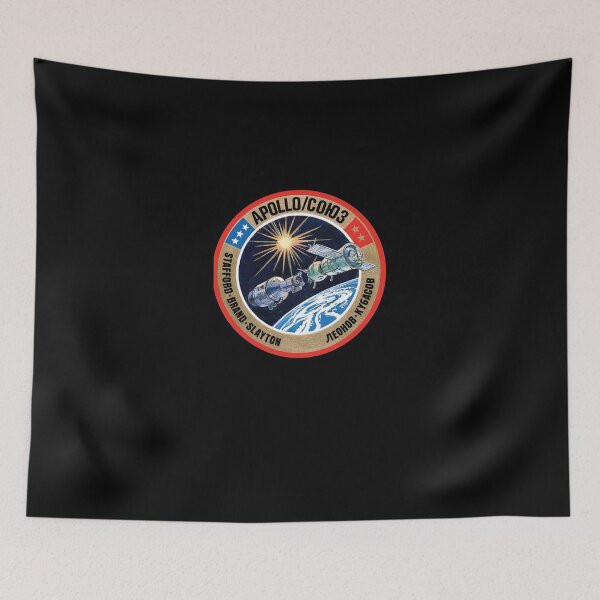 Item preview, Apollo–Soyuz Test Project (ASTP) Logo Essential T-Shirt designed and sold by RaffaelBrandt.