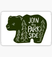 Join The Park Side Bear Sticker