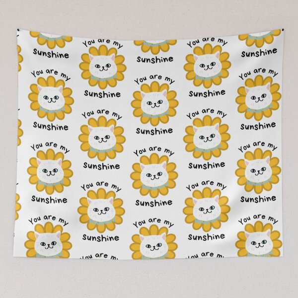 Item preview, You are my sunshine Cat sunflower designed and sold by AliceMarr.