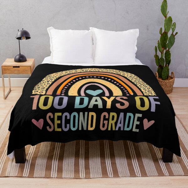 Item preview, 100 Days Of Second Grade School Teacher Smarter Rainbow  designed and sold by 77tara.