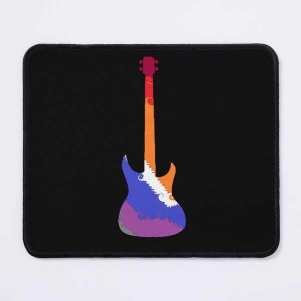 Item preview, Multicolor guitar silhouette designed and sold by tetibright.