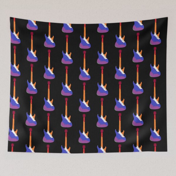 Item preview, Multicolor guitar silhouette designed and sold by tetibright.