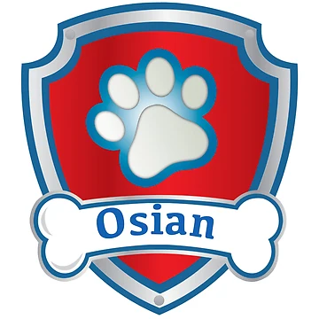 Artwork thumbnail, Osian Name Paw Patroller by RMSartZ