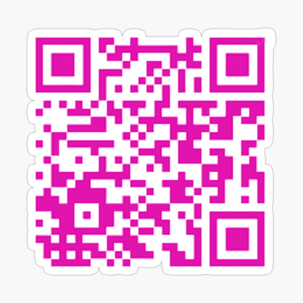 rickroll qr code -Barcode scan | Art Board Print