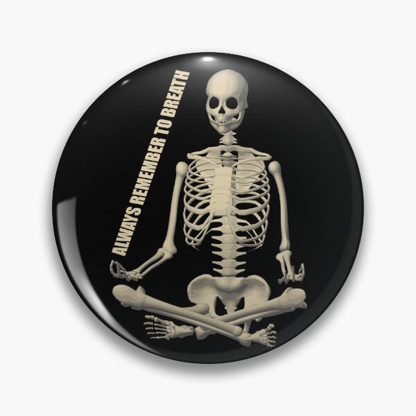Item preview, Yoga Skeleton Always Remember To Breath designed and sold by stuartsemporium.