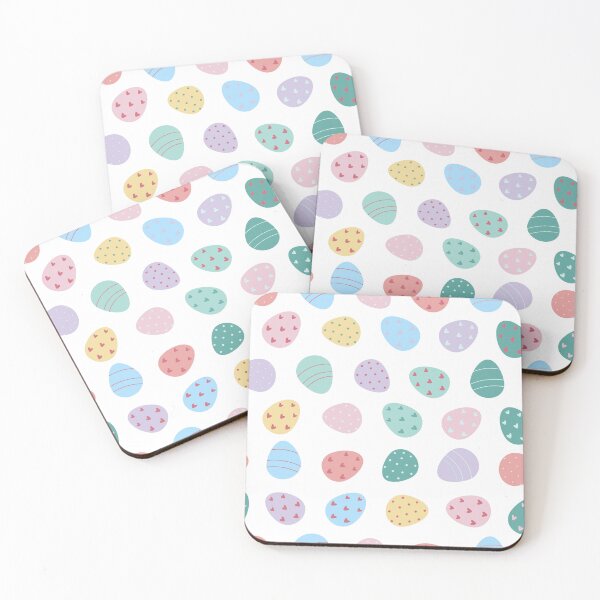 Item preview, Cute Colorful Easter Egg Pattern designed and sold by ILLYL Creatives.