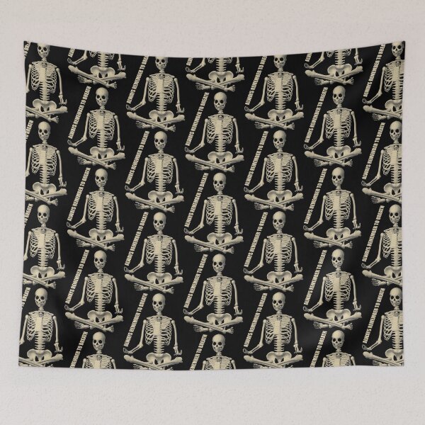 Item preview, Yoga Skeleton Always Remember To Breath designed and sold by stuartsemporium.