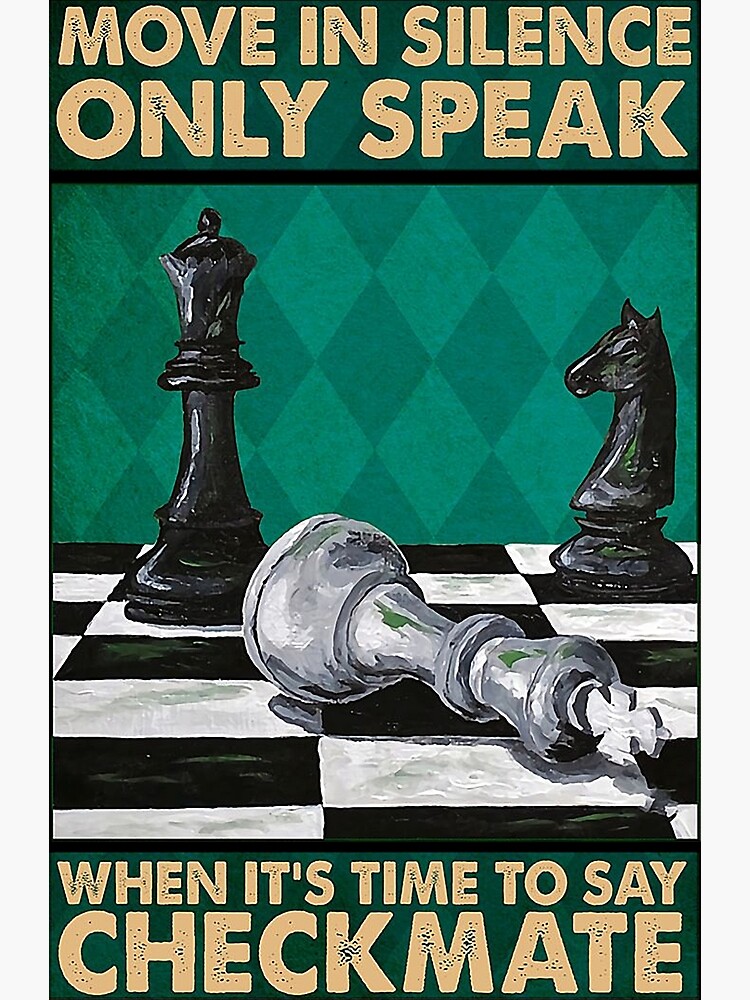 Checkmate Chess Greeting Card by Me