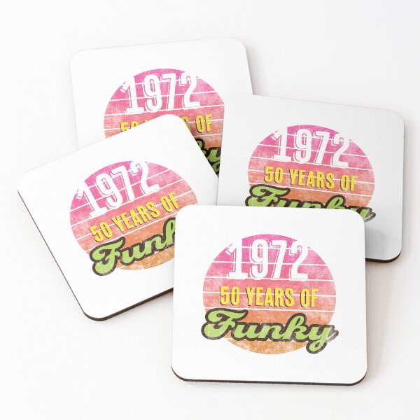 Item preview, 1972 Fifty Years of Funky: Birthday and Anniversary (Grunge Edition) designed and sold by KTSubz Faith & Fun Designs.