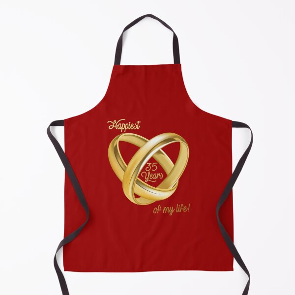Item preview, Happiest 35 Years of My Life! (on Red) designed and sold by PawsitiveMum.