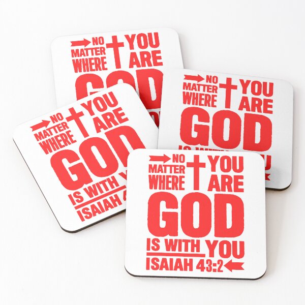 Item preview, Isaiah 43:2 God is with you designed and sold by plushism.