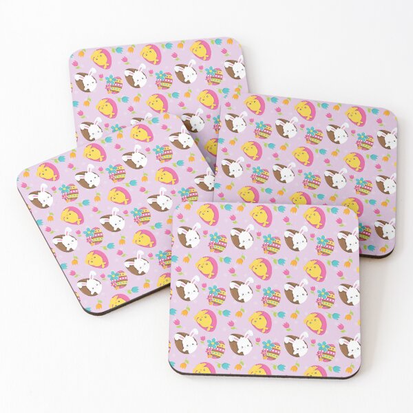 Item preview, Cute Easter Bunny Egg Chick Peep Floral Spring Pattern designed and sold by ILLYL Creatives.