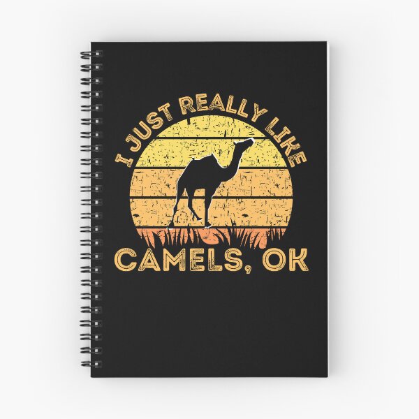 Item preview, I Just Really Like Camels Ok Retro Sunset designed and sold by Onewivnacher.