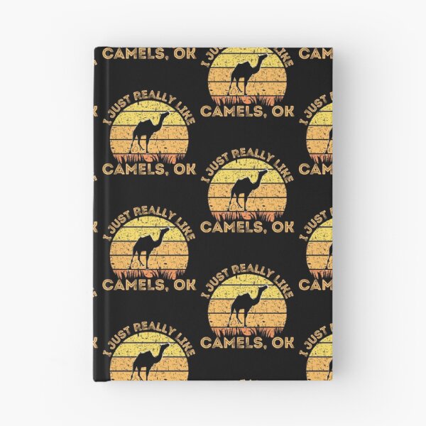 Item preview, I Just Really Like Camels Ok Retro Sunset designed and sold by Onewivnacher.