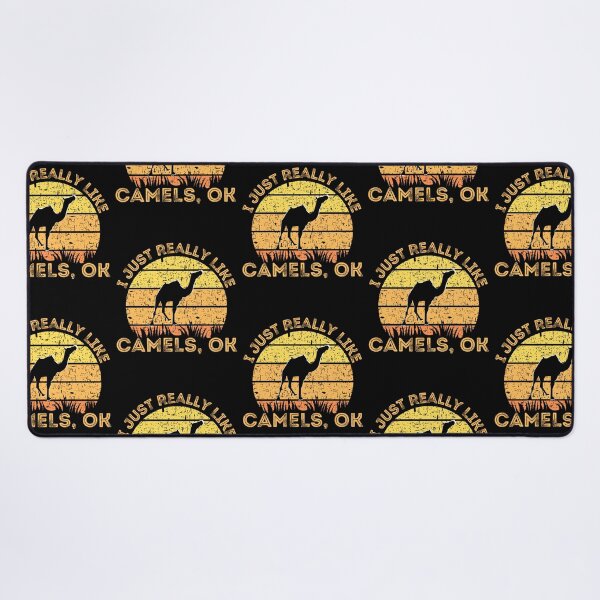 Item preview, I Just Really Like Camels Ok Retro Sunset designed and sold by Onewivnacher.
