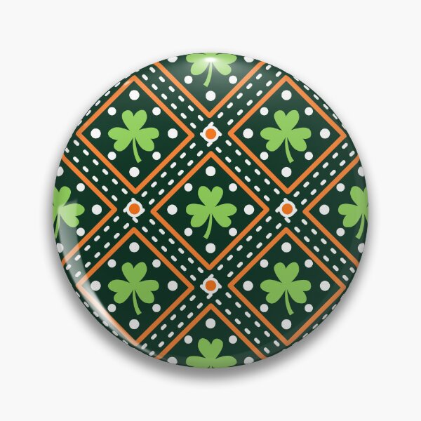 Item preview, St Patrick's Day themed Shamrock Leaves Pattern designed and sold by mrhighsky.