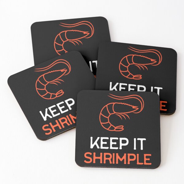 Item preview, Keep It Shrimple Shrimps Seafood designed and sold by MooonTees.