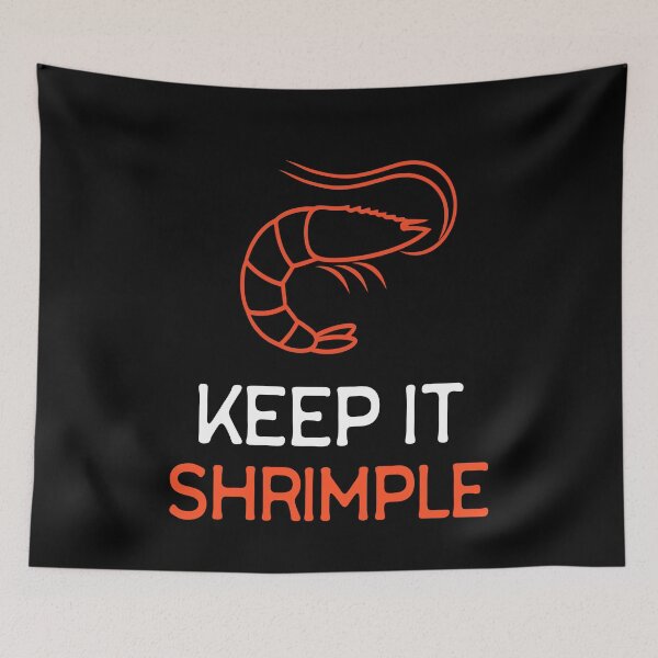 Item preview, Keep It Shrimple Shrimps Seafood designed and sold by MooonTees.