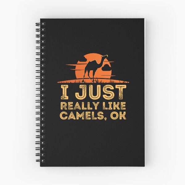 Item preview, I Just Really Like Camels Ok with Sunset Background designed and sold by Onewivnacher.