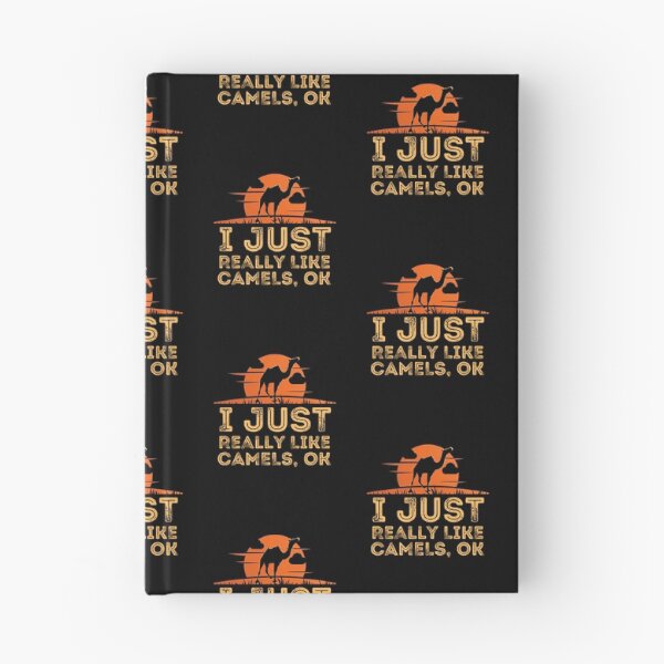Item preview, I Just Really Like Camels Ok with Sunset Background designed and sold by Onewivnacher.