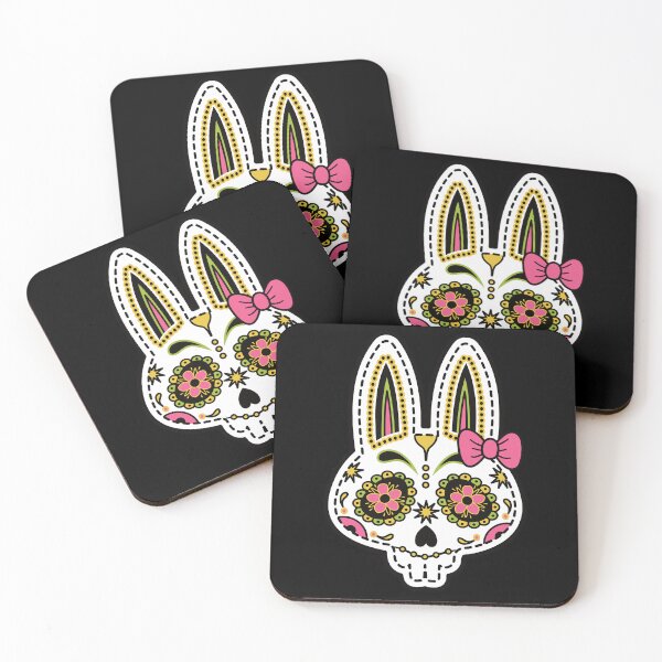 Item preview, Sugar Skull Easter Bunny designed and sold by Happy Puppy Print On Demand.