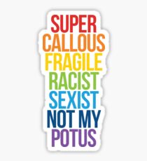 NOT MY POTUS Sticker