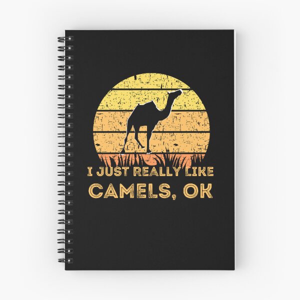Item preview, I Just Really Like Camels Ok with Retro Sunset designed and sold by Onewivnacher.