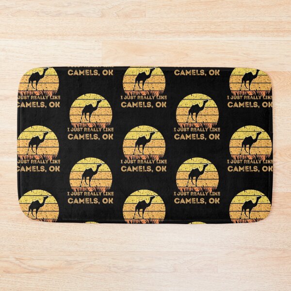 Item preview, I Just Really Like Camels Ok with Retro Sunset designed and sold by Onewivnacher.