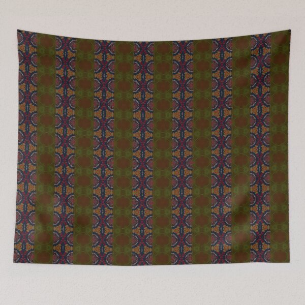 Item preview, African print Colorful green, white and orange colors.  designed and sold by NaniniDesigns.