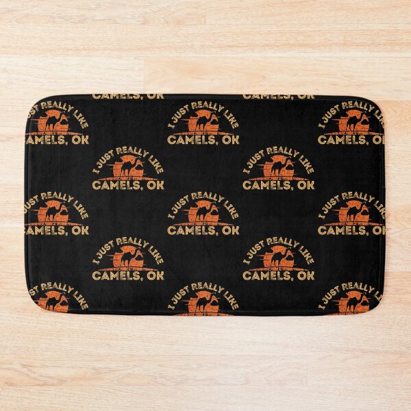 Item preview, I Just Really Like Camels Ok with Sunset Background designed and sold by Onewivnacher.