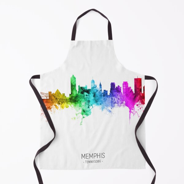 Aperçu de l'œuvre Memphis Tennessee Skyline créée et vendue par ArtPrints.