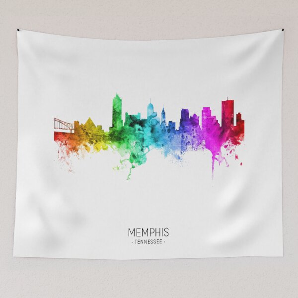 Item preview, Memphis Tennessee Skyline designed and sold by ArtPrints.