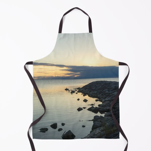 Item preview, Meditative Serenity - Calm Cove and Rocky Promontory Juxtaposition designed and sold by Georgia Mizuleva.