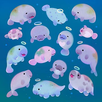 Artwork thumbnail, Sea cow (Sirenians) by pikaole
