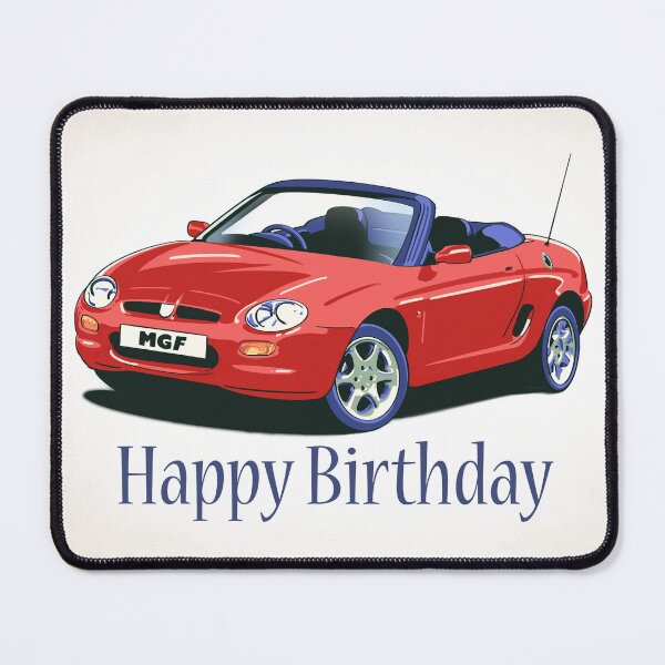 Item preview, Red MG MGF Car Birthday Card designed and sold by Webazoot Industries - Car Art.