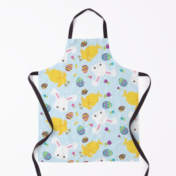 Item preview, Kawaii Chick Peep Cute Easter Bunny Egg Floral Spring Pattern designed and sold by ILLYL Creatives.
