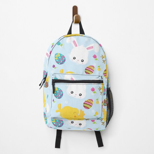 Item preview, Kawaii Chick Peep Cute Easter Bunny Egg Floral Spring Pattern designed and sold by ILLYL Creatives.
