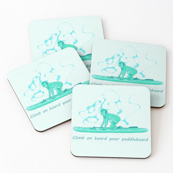 Item preview, Climb on board your paddleboard (Turqoise) designed and sold by Pauletart.