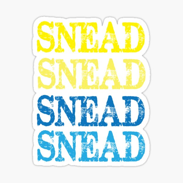 LES SNEAD Sticker for Sale by LuckyJoyDesign