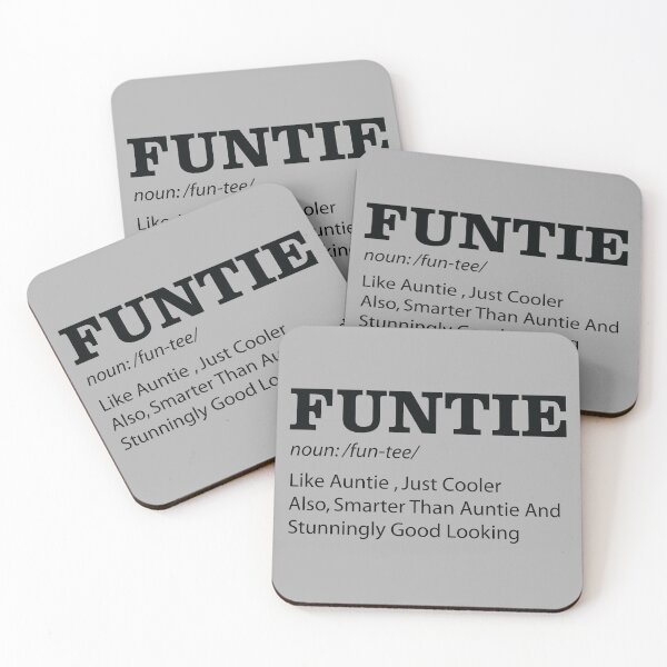 Item preview, Funtie Like An Auntie Only More Cooler-Auntie Quote-Auntie Day Gift Idea designed and sold by namiabi.