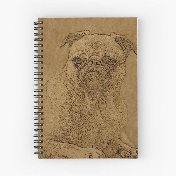Item preview, Remarkable Pug Line Art designed and sold by ClownFishArts.