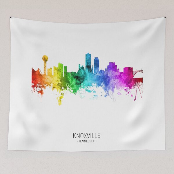 Item preview, Knoxville Tennessee Skyline designed and sold by ArtPrints.