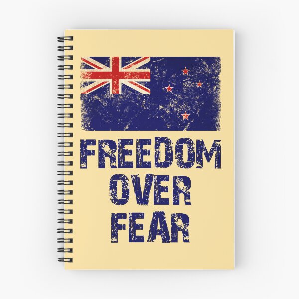 Item preview, freedom over fear New Zealand designed and sold by Markotropoya22.
